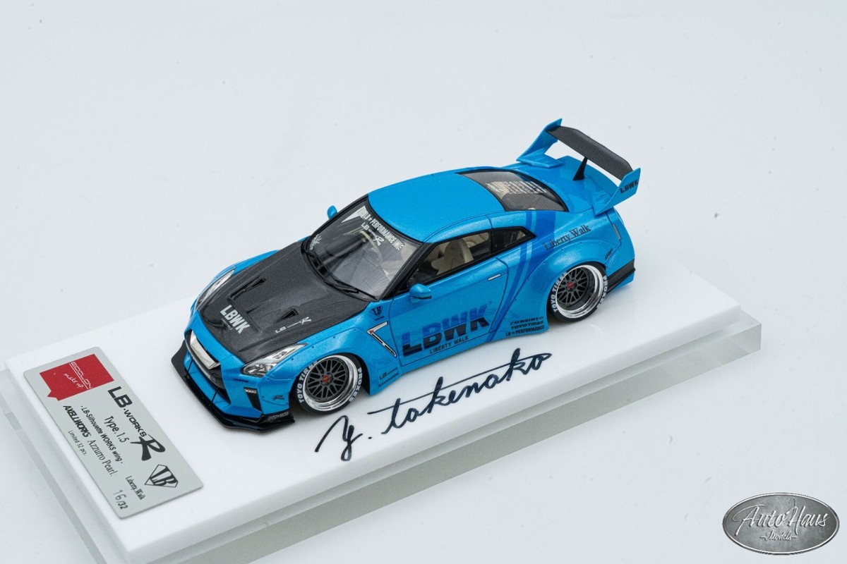 1:43 - LB-WORKS NISSAN GT-R 1/43 AXELLWORKS LB WORKS R35 GT-R Type