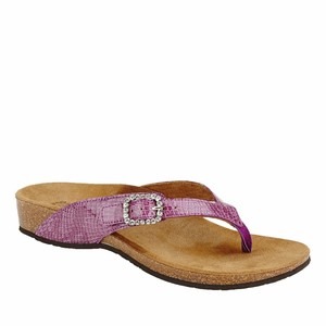purple vionic sandals
