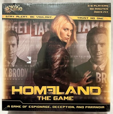 Gale Force Nine Homeland Strategy Board Game Espionage CIA Thriller 2015 New