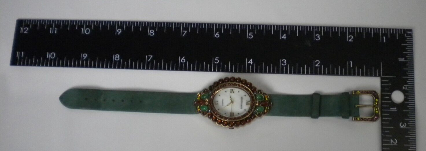 Signed Heidi Daus Multicolor Rhinestone Roman Wat… - image 12