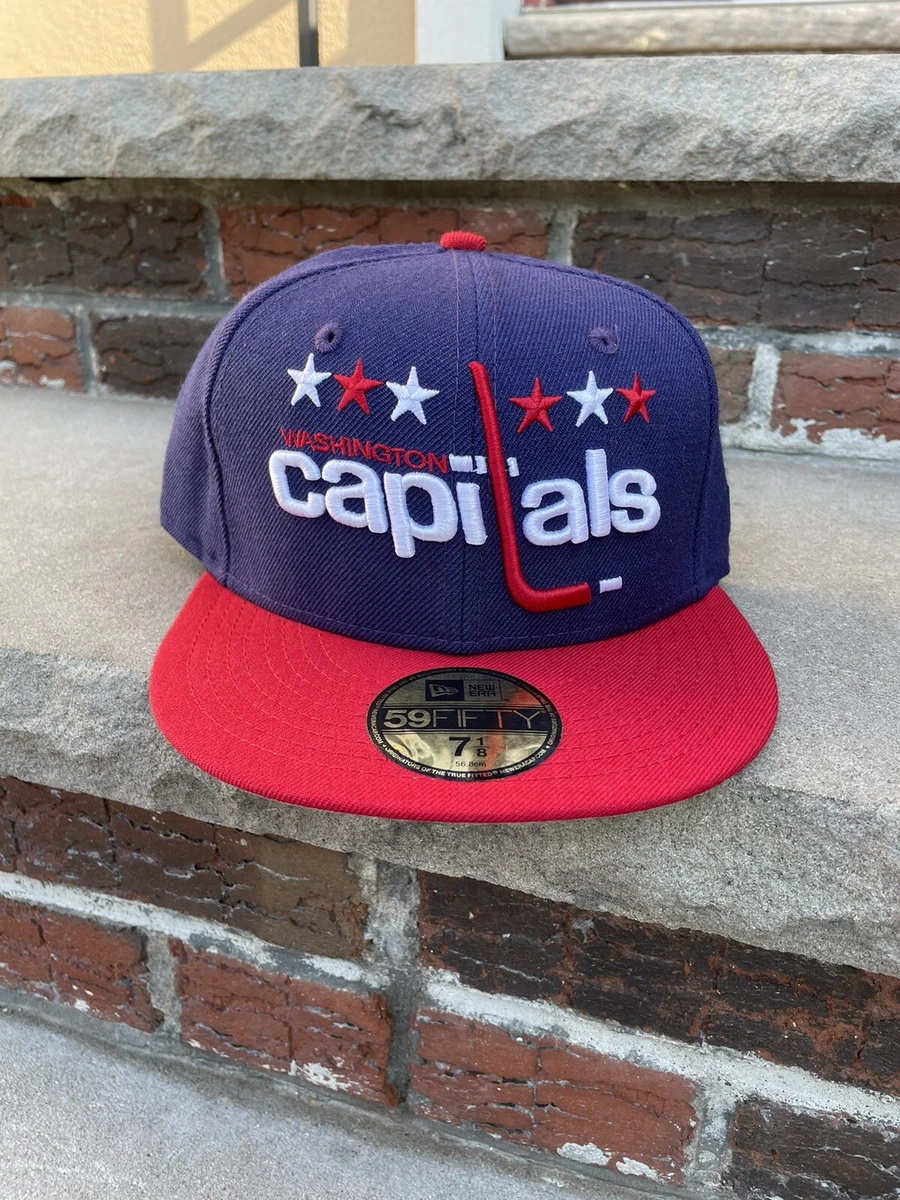 RARE New Era NHL Washington Capitals fitted hat Sz 7 1 8 New eBay