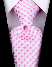 Scott Allan Mens Checkerboard Necktie |Mens Tie