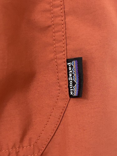 Patagonia Cargo Shorts Womens 14 Rust Orange Hiking Pockets Outdoors Nylon NICE - Picture 4 of 22