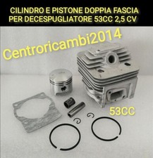 CILINDRO E PISTONE PER  DECESPUGLIATORE 53CC 2,5CV DOPPIA FASCIA MITSUBISHI TL52