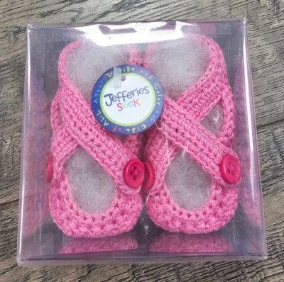 Baby Girl Clothes New Jefferies Socks Newborn Pink Knit Dress Booties