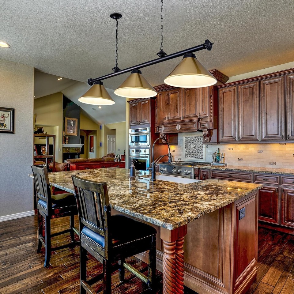 3 Light Pool Table Light, Billiard Lighting with Metal Lamp Shades