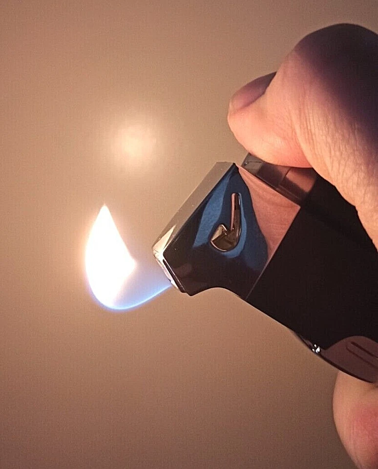 Pfeifenfeuerzeug Silver Match Bayswater, 3 Farben, Piezo Flamme, Pfeifenbesteck - Bild 3 von 4