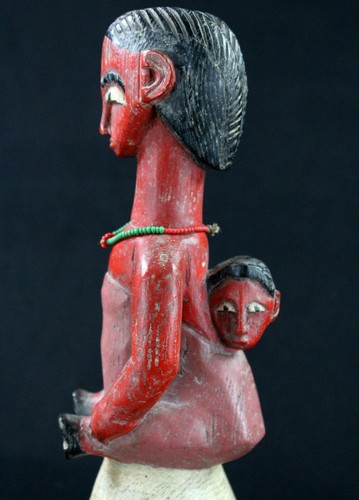 Art Africain - "Colon" Baoulé Baule Maternité - Pièce de Fécondité - 33,5 Cms - Photo 9 sur 11