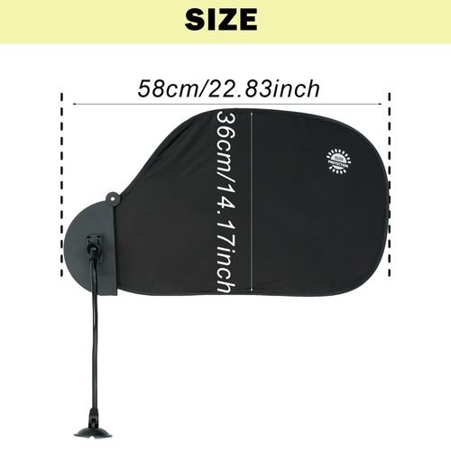 Laptop Sun Shade for Working Outside Anti-Glare Laptop Visor with Suction BlnkA - Picture 11 of 22