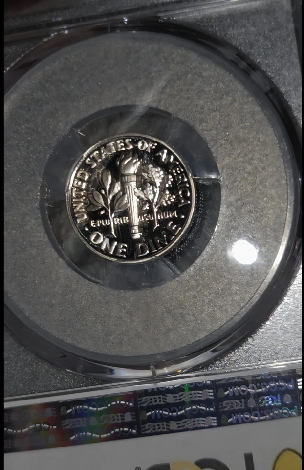 2000 S PCGS PR69 DCAM ROOSEVELT DIME 10 CENT PIECE. San Francisco Mint. - Image 3 of 3