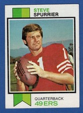 1973 Topps Football -  Steve Spurrier #481 San Francisco 49ers VG/VGEX FREE SHIP