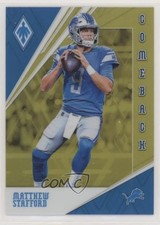 2019 Panini Phoenix Comeback Yellow 41/75 Matthew Stafford #7 11z5