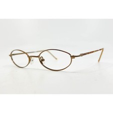 Safilo J2608 Oval Eyeglasses Frame Bronze Made in Italy 44-17