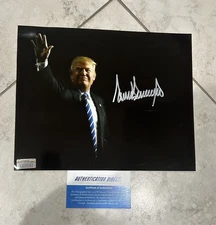 President Donald Trump Signed Photo 8x10 MAGA Autographed 45-47 w/COA