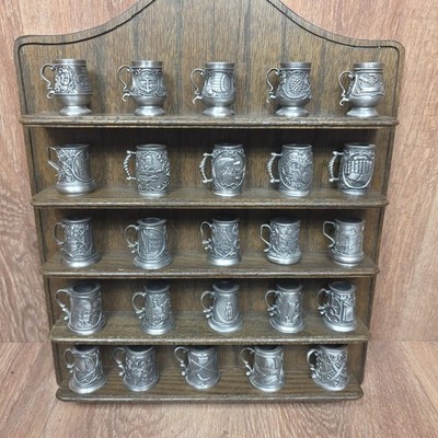 25 Pewter Mini Official Tankards of London's Historic Pubs Cards