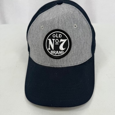 Old No 7 Brand Jack Daniels Baseball Cap Gray Blue Mens Hat Adjustable