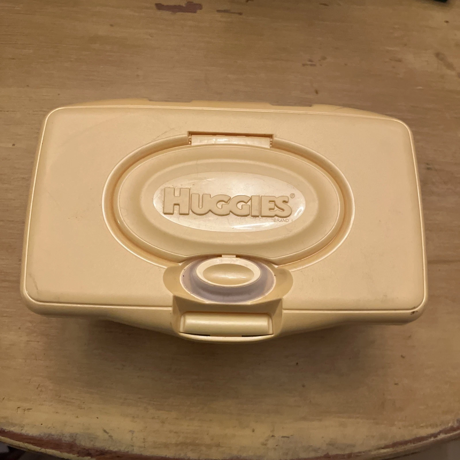 Vintage Huggies Baby Wipes Gold Container Full Size EMPTY Box Refillable
Opens in a new window or ta