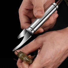 5 In 1 Multifunctional Shrimp Line Fish Maw Knife Stainless Steel Line Knife NEW