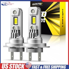 2x H7 LED Headlight Bulb Kit High Low Beam 22000LM Super Bright 6500K White 120W