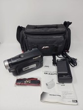 JVC GR-AX640U Compact VHS Camcorder With Charger And Bag - Partially Tested READ