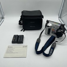 Vintage Sony Mavica MVC-FD87 1.3MP Digital Camera Black Silver