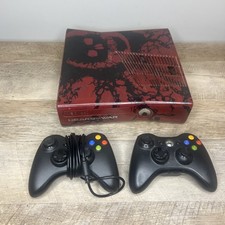 Consola delgada Gears of War 3 edición limitada Xbox 360 solo para piezas o reparación