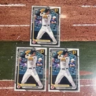 2024 Bowman Draft KONNOR GRIFFIN #BD-22 1st Bowman RC Pirates Lot Of 3 Cards