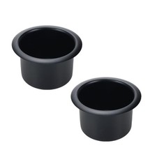 Antrader 2pcs Aluminum Alloy Cup Holders Replacement Cup Holder Inserts For ...