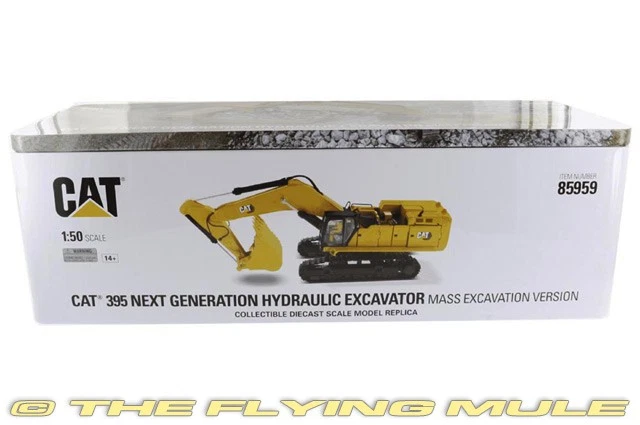 Excavadora hidráulica grande Diecast Masters 1:50 395 Cat 395 Foto 4 de 4
