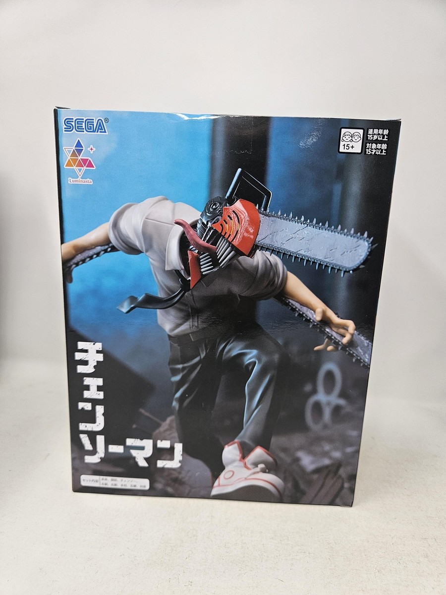 SEGA Luminasta Chainsaw Man Denji Anime PVC Prize Figure New Boxed
