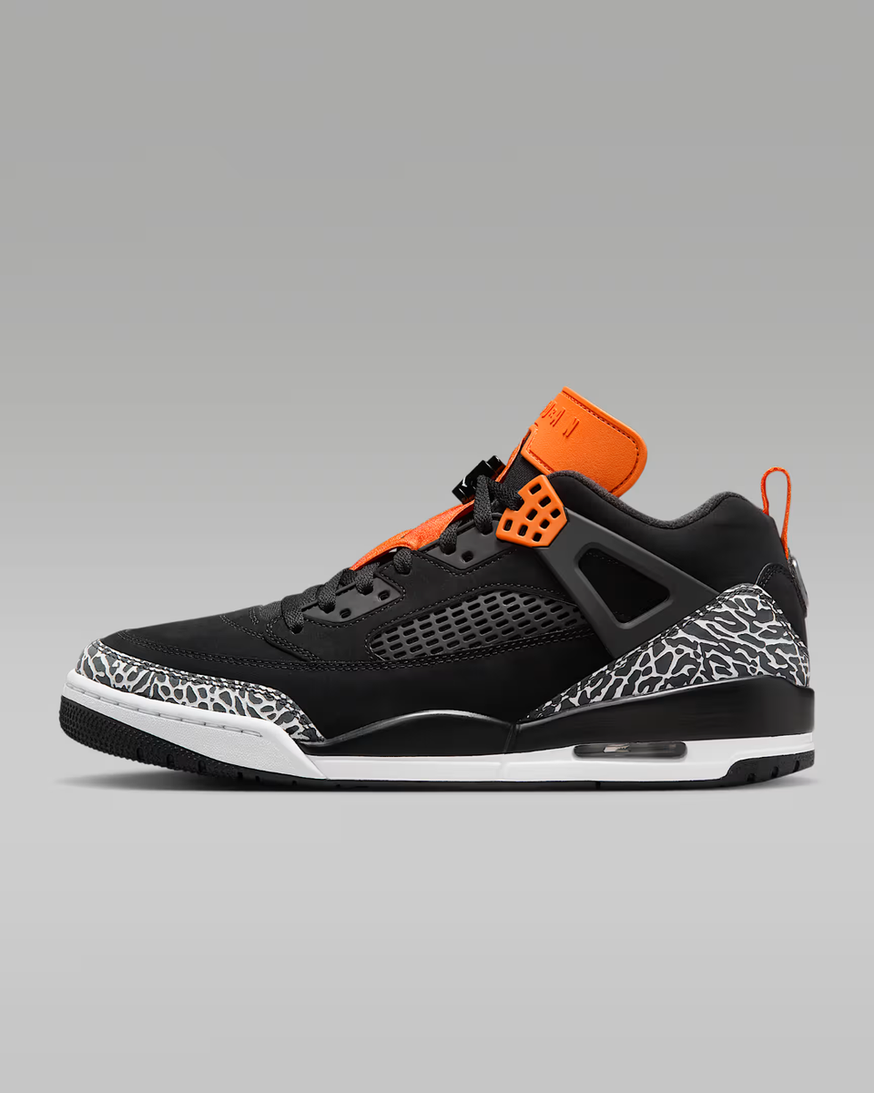 Jordan Spizike Low Shoes Black Starfish Orange Men's | Size 7 - 13