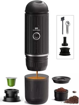 Portable Espresso Coffee Maker Electric Expresso Maker, 19 Bar Pressure for Home