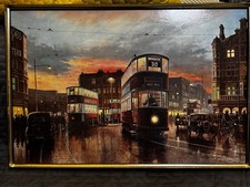 In Town Tonight Print Of Original Work By Don Breckon 75cm x 50cm