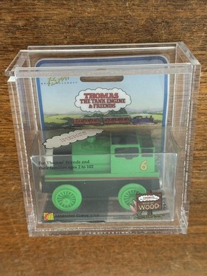 1993 Learning Curve Wooden Speckled Coal Version Thomas Train Percy! VHTF!