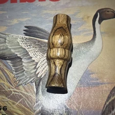Custom Handmade Mini Wood Duck Call W/ Lanyard Zebrawood Brand New Squeel/whine