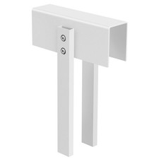 White Stainless Steel Bifold Door Lock Safety Lock for Double Door Wardrobes