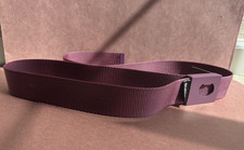 Burton Vista Web Belt Maroon/Burgundy 47 1/2" Length of Belt w/o Buckle