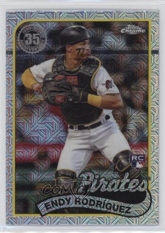 2024 Series 2 1989 Topps Chrome Silver Pack Mojo Endy Rodriguez Rookie RC 0wc9