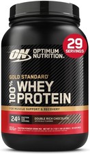 Optimum Nutrition Gold Standard 100 Whey Protein Powder, Double Rich Chocolate