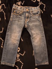 H&M Denim Slim Jeans Gr.98 Top Knie verstellb...