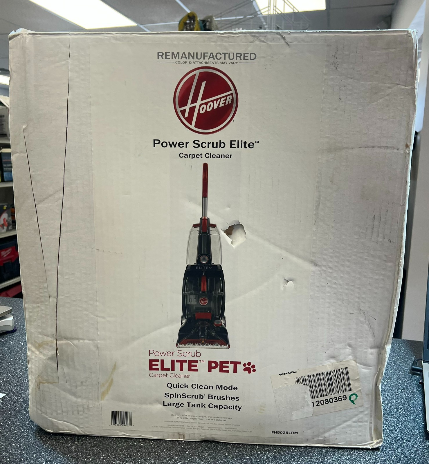 Hoover Power Scrub Elite Pet Upright Carpet Cleaner FH50251