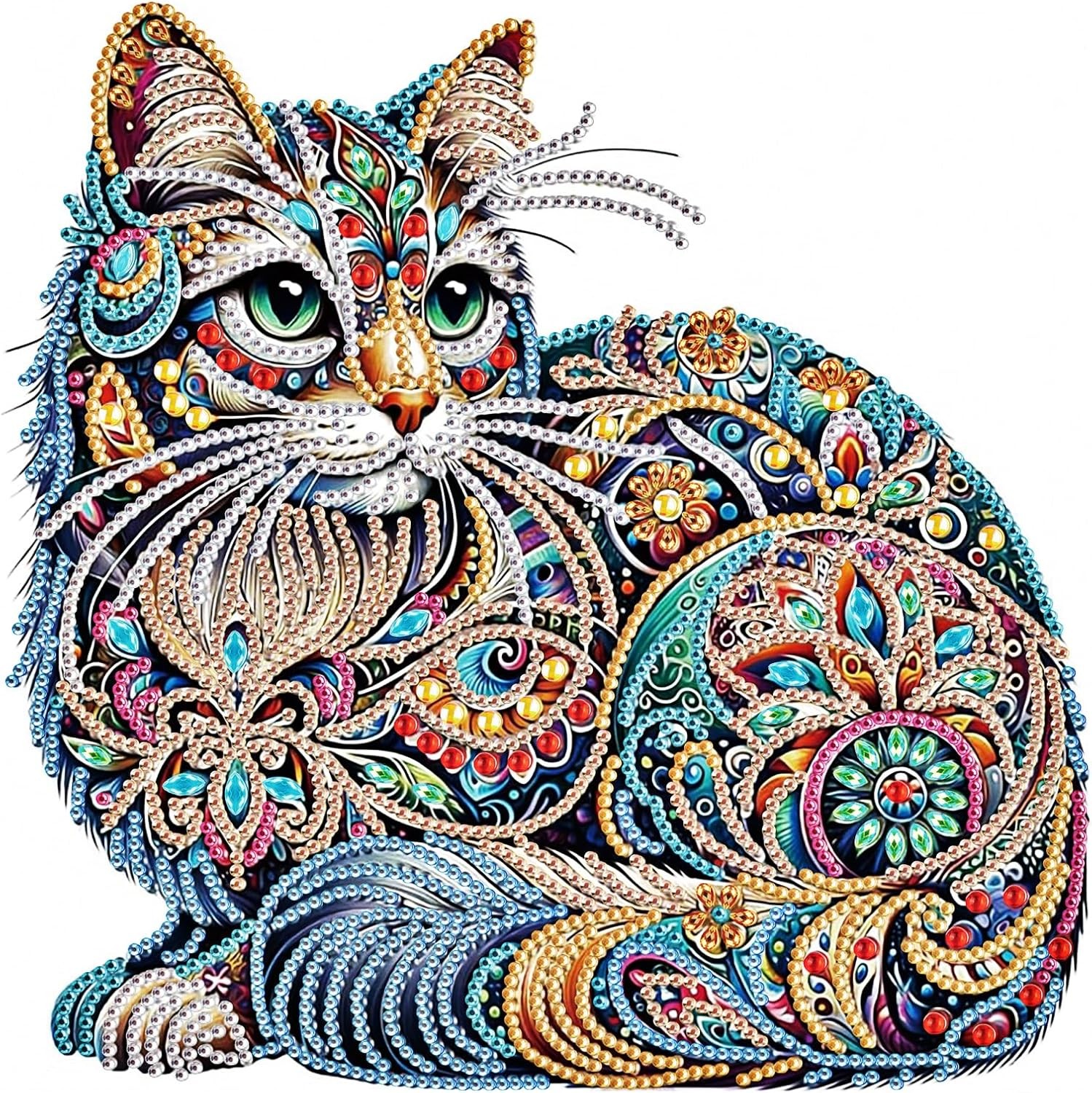 Andibro 5D Special Shape Diamond Art Kits for Adults Beginner, Rhinestone Paint