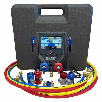 Mastercool 99935 Gauge Set, R134a/R1234yf Hoses/Coupler/Conversion Kit