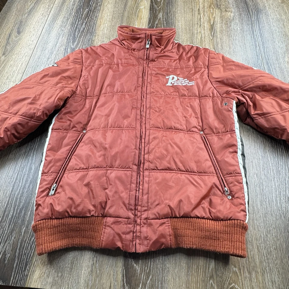Vintage Point Zero Jacket Mens L Red Nordic Adventure Utility Snowboard Moto Y2K - Image 2 of 4