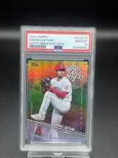 2022 Topps Shohei Ohtani 2021's Greatest Hits #21GH10 PSA 10  US SELLER