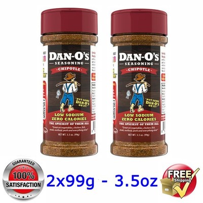 Dan-O's @ CHIPOTLE Seasoning Mix - 0 Calories @ 2x 3.5oz/99g