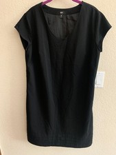 Mossimo Stretch Black Lined Dress Size 16
