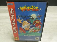 Authentic Wiz 'n' Liz 1993 Sega Genesis CIB Complete Video Game Cartridge