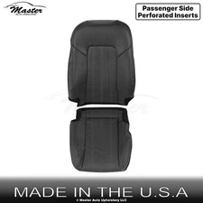 2018-2021 For Mazda 6 Leatherette Perforated Passenger Side Seat Covers Black