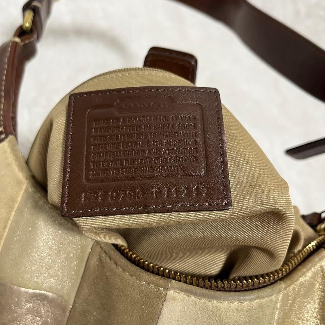 COACH Hobo Hampton Mosaic Patchwork Shoulder Bag … - image 6